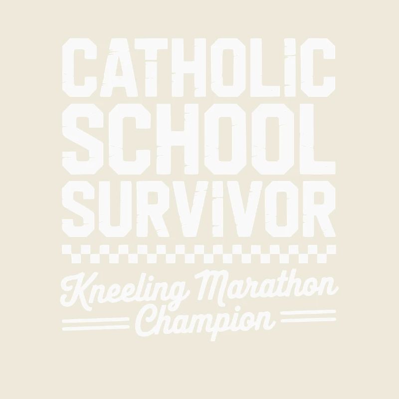 Survivant d’une école catholique : marathon à genoux drôle