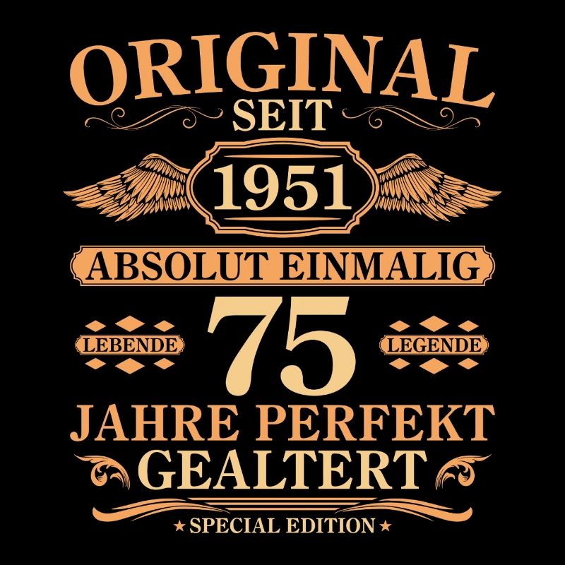 Original seit 1951 Baujahr 75. Geburtstag