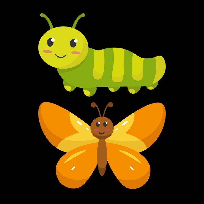 De la chenille au papillon