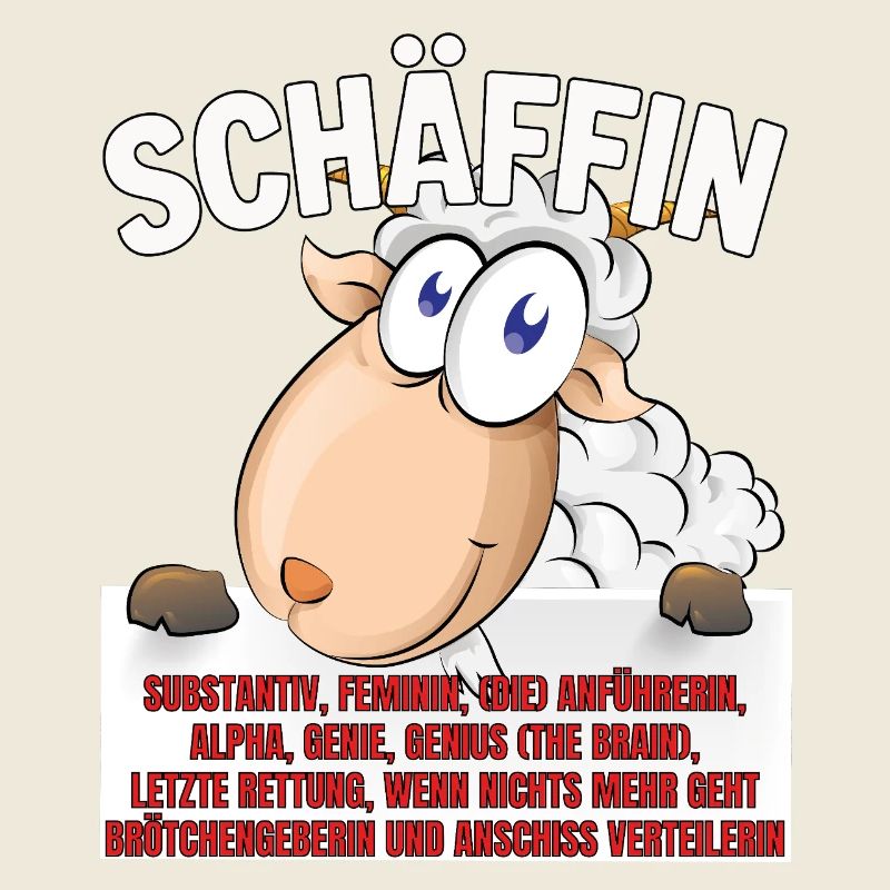 Schäffin - Alpha Schaf mit Sonnenbrille