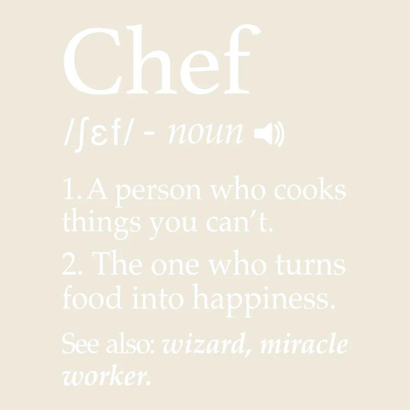 Chef Wizard : Citation du bonheur culinaire
