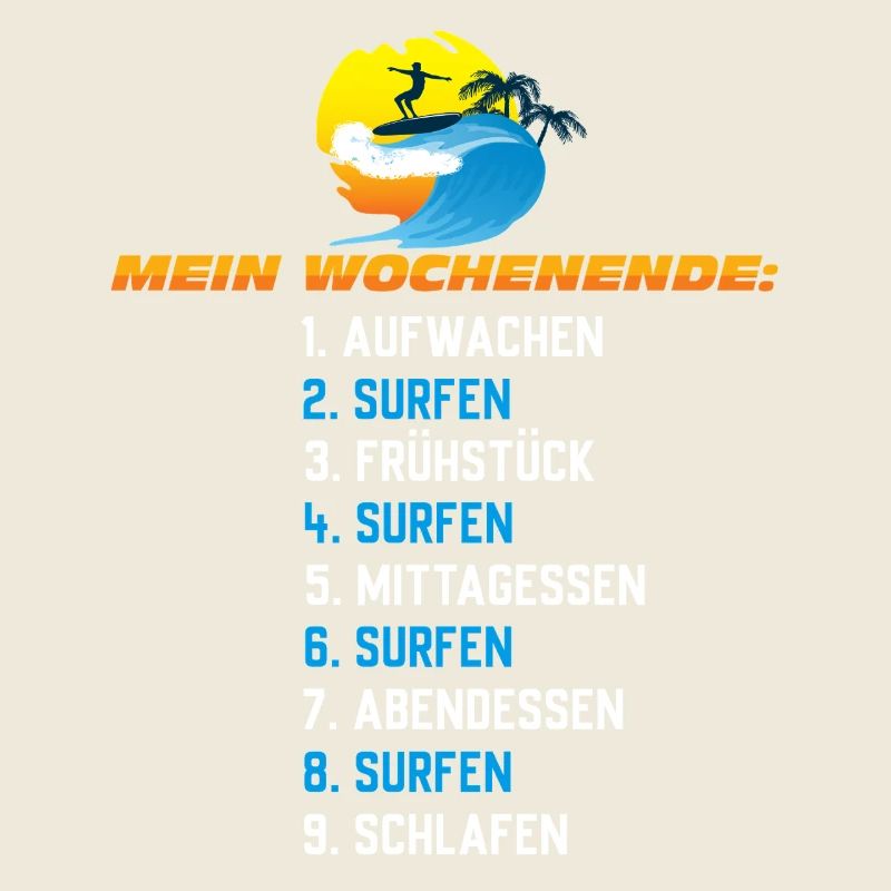 Mein Surf-Wochenende – Surf Schedule