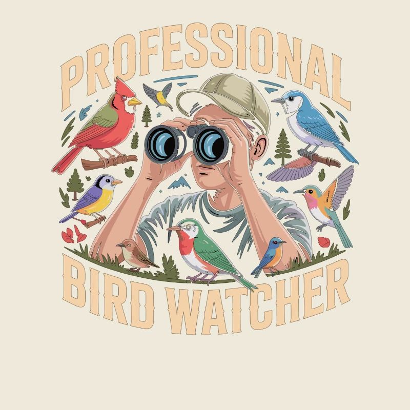 Professional Bird Watcher Vogelbeobachter