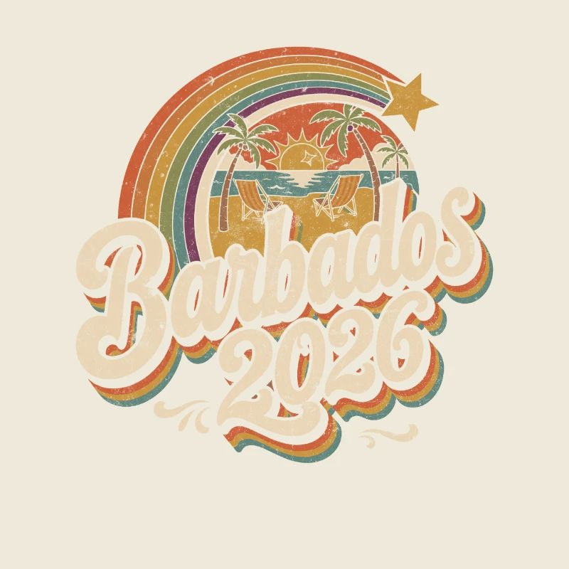 Barbade 2026 Beach Retro