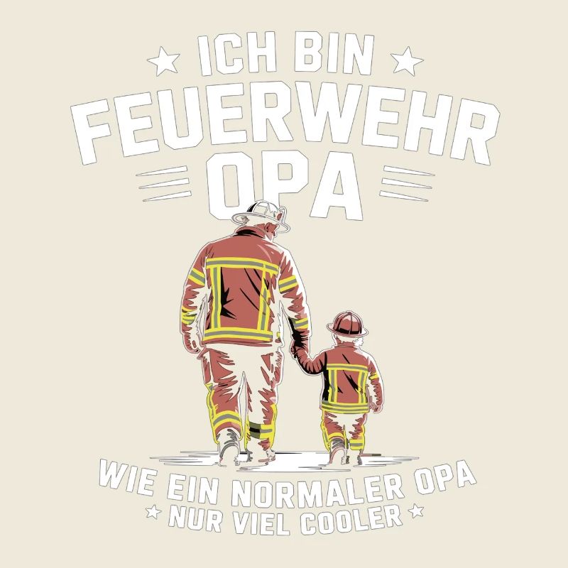 Feuerwehr Opa Cooler Großvater Spruch