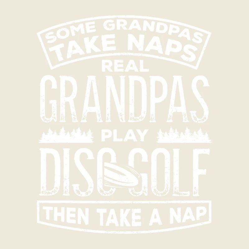 Grandpas Disc Golf Nickerchen-Abschlag