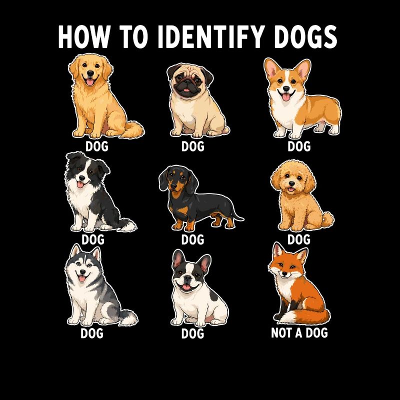 How To Recognize Dogs Funny Dog Table Humor