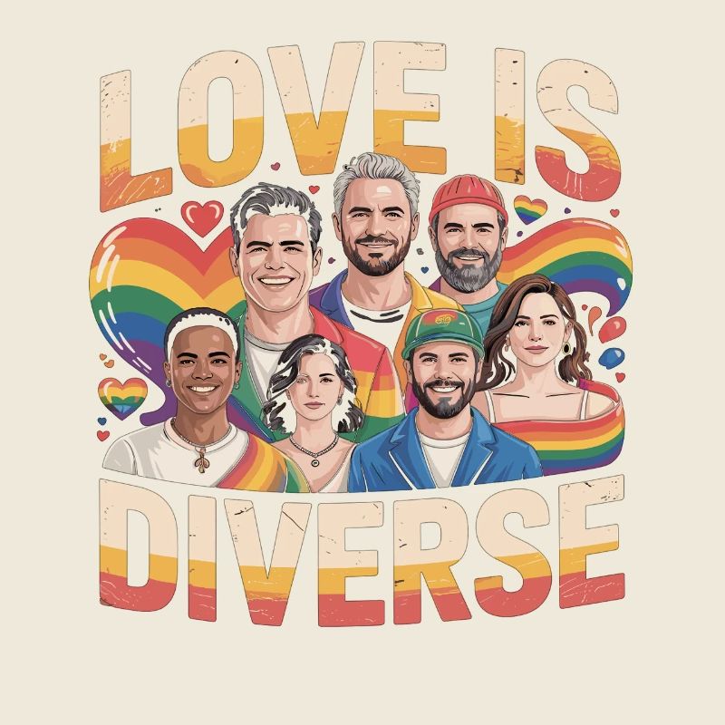 Love Is Diverse Pride Regenbogen
