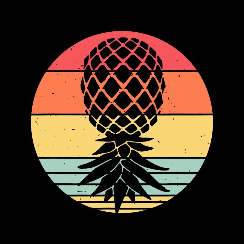 Sonnenuntergangs-Ananaskreis