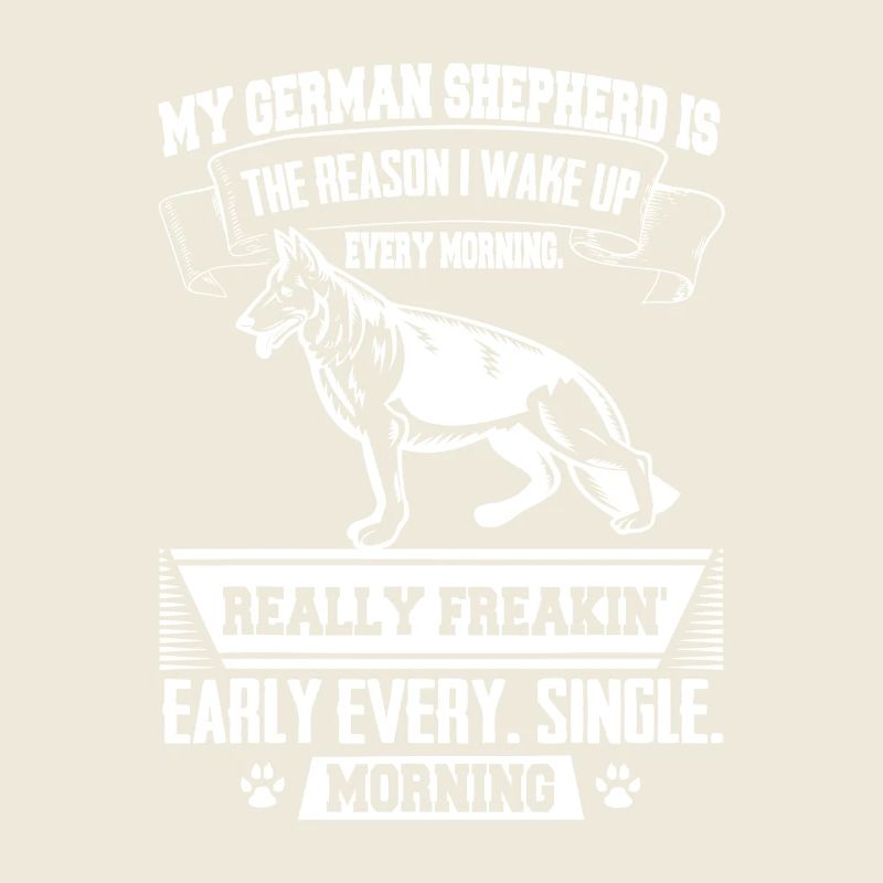 Frühmorgens Hunde-Meme-Tee