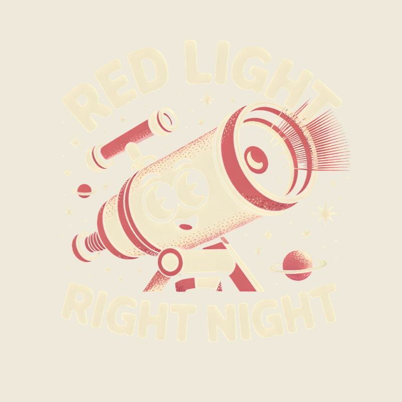 Red Light Clear Night | Astronomy