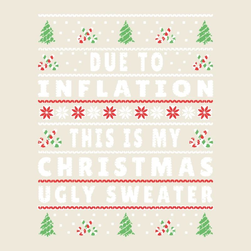 Pull moche de Noël Inflation