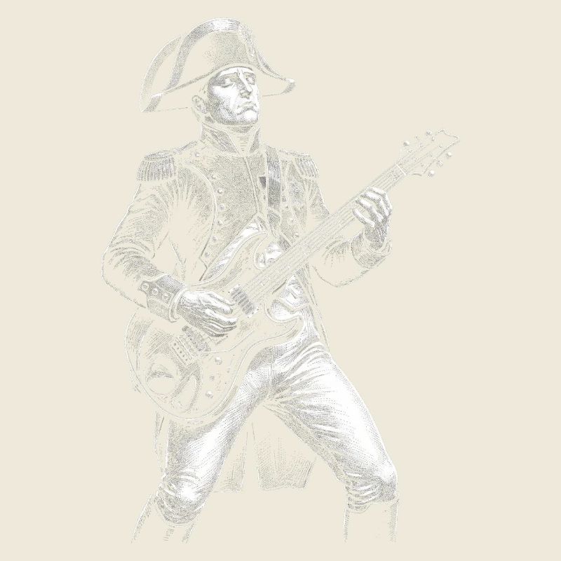 Napoleonic musician with guitar