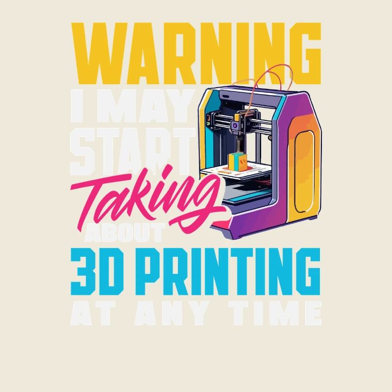 Warnung Könnte Über 3D Druck Sprechen Drucker