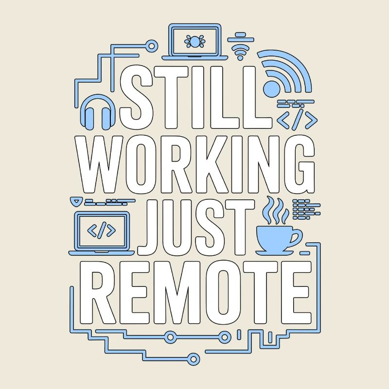 Remote Developer Still Working Remote Tech Worker