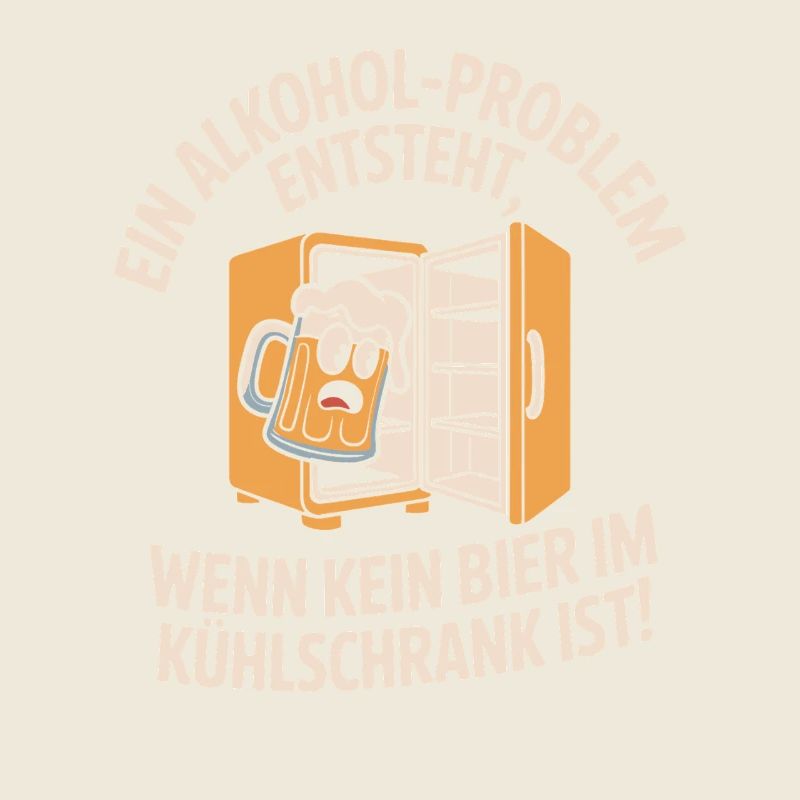 Bier Spruch Alkohol Problem Männerabend JGA Herren