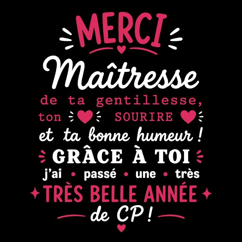 Merci Maîtresse CP