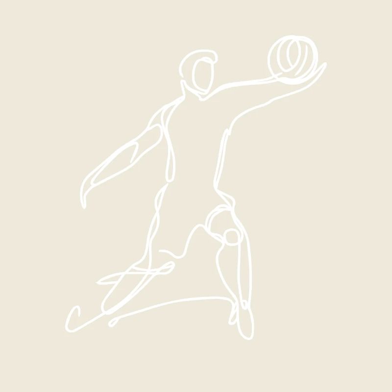 Volleyball Player Sketch
