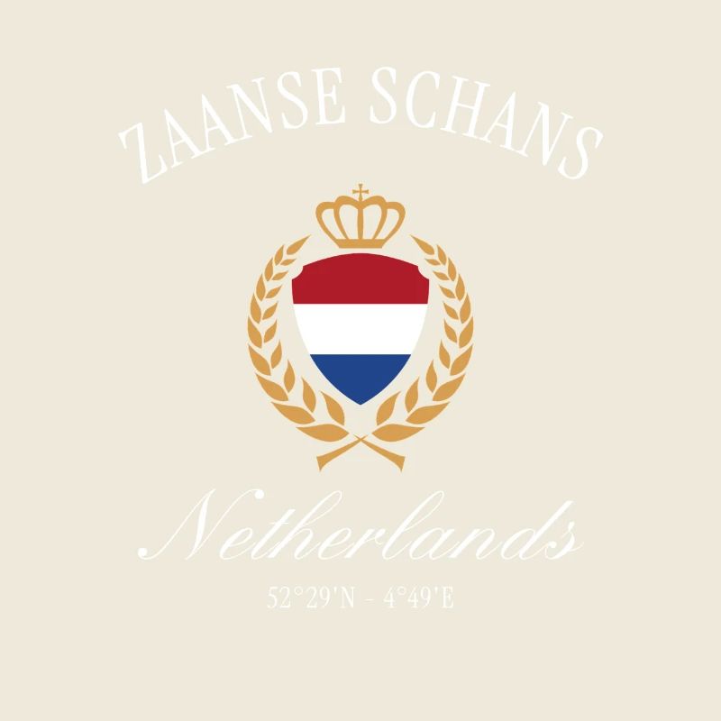 Zaanse Schans Wappen Krone Holland Reise Souvenir