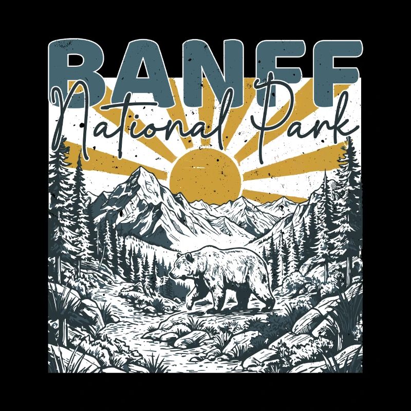 Banff National Park Canada Vintage