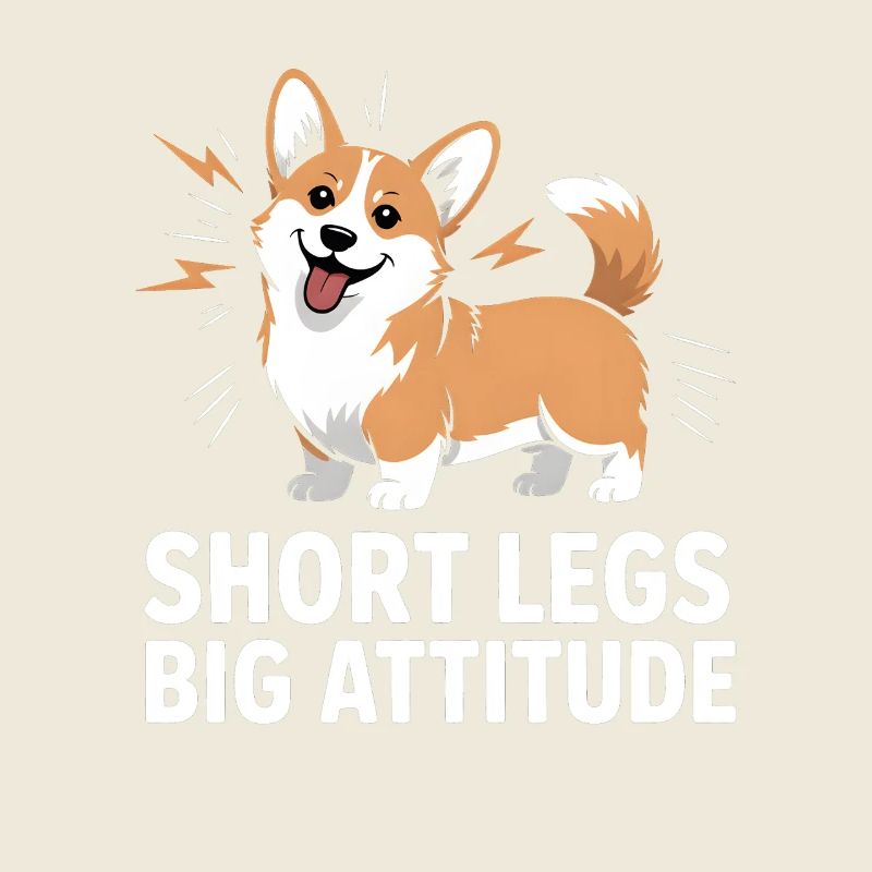 Corgi jambes courtes, grande attitude, drôle