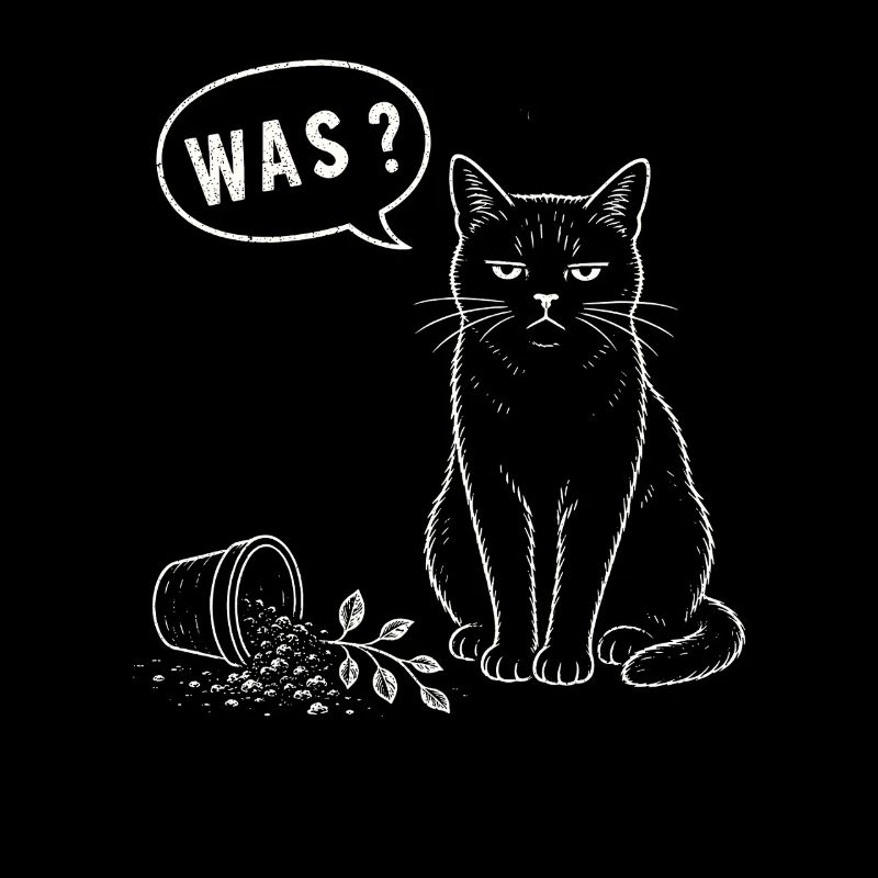 Chat Quel Pot de Fleurs Chemise Humoristique