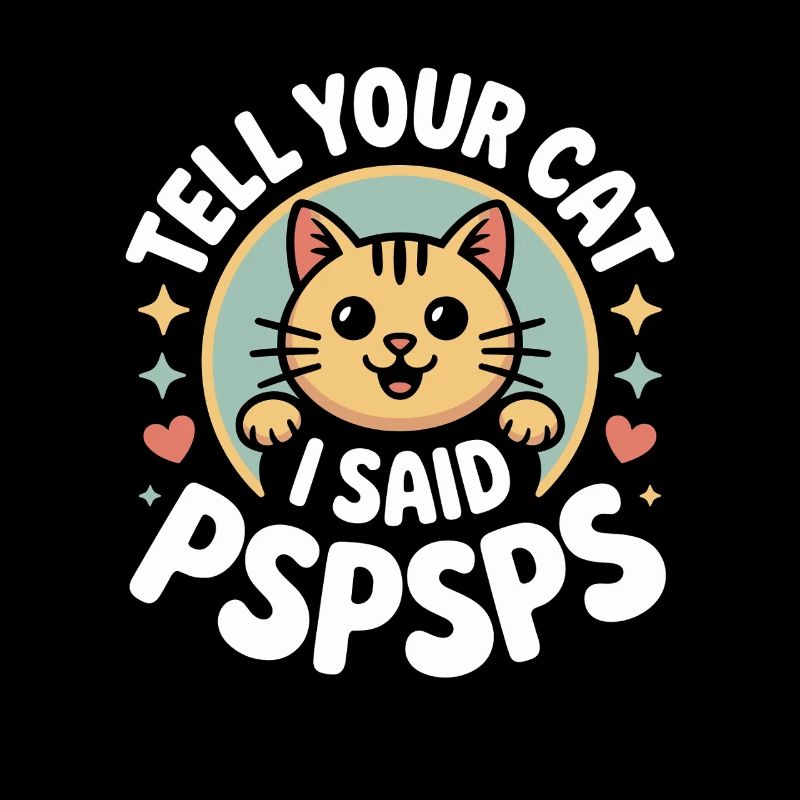 Chat Dis à ton chat Pspsps Chat Maman Miaulement Chats