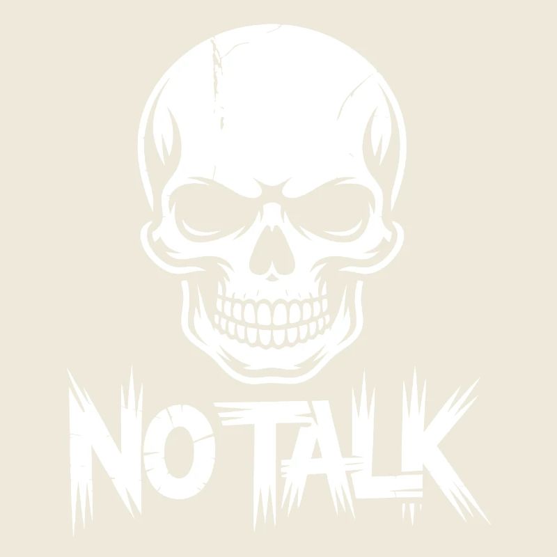 No talk Skull