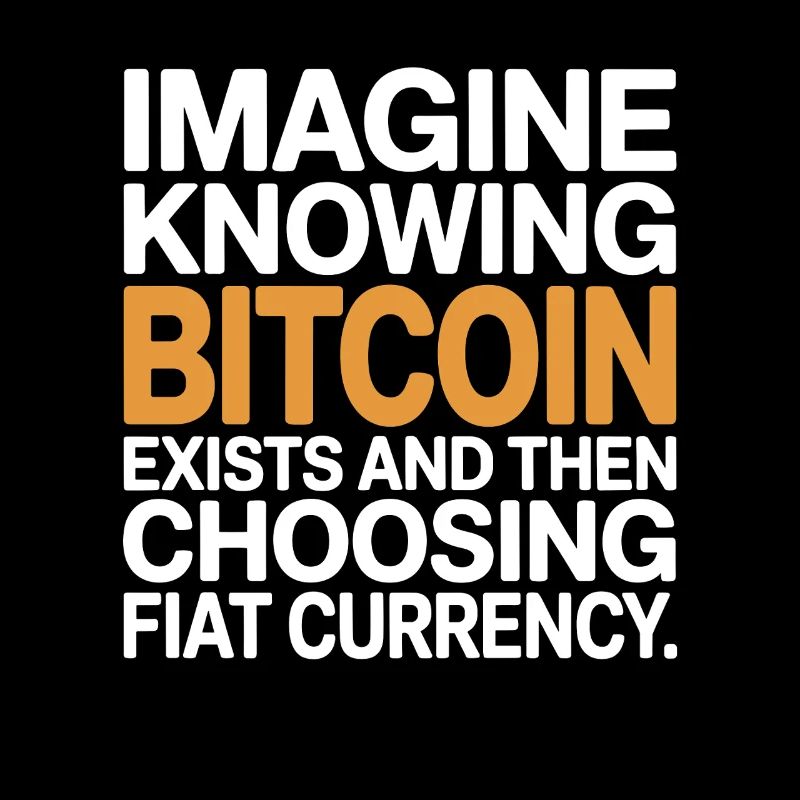 Bitcoin Imaginez savoir que Bitcoin existe crypto BTC