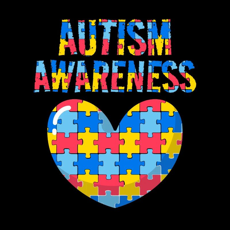 Sensibilisation à l’autisme Puzzle cardiaque Neurodiversité