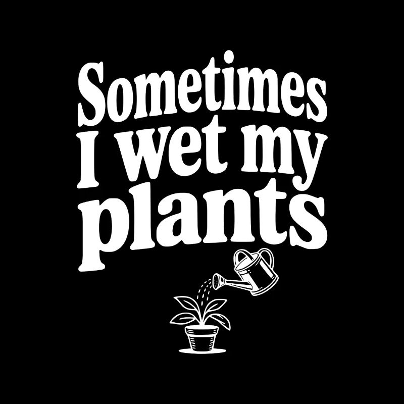 Sometimes I Wet My Plants