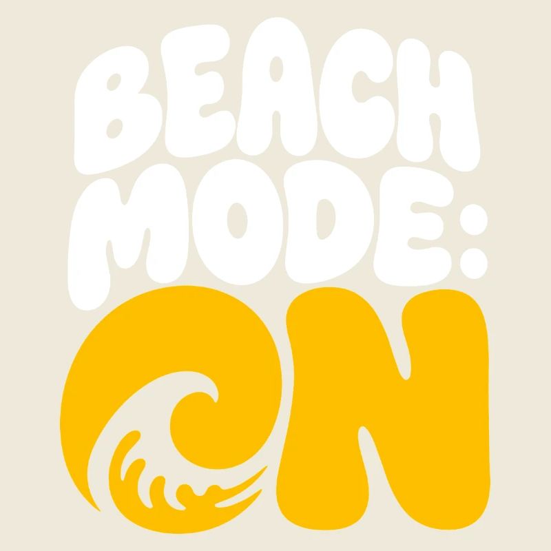 Beach Mode Summer Wave Design