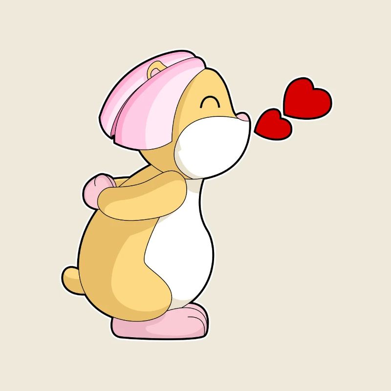 Hamster Braut Schleier Hochzeit