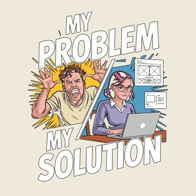 UX/UI Designer My Problem My Pictogram Mom Dad