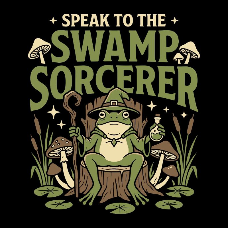 Frog Wizard Frog Magic Frog