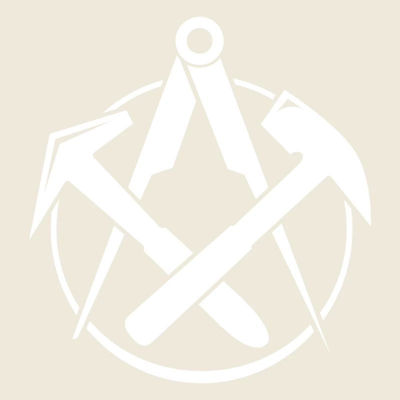 Roofing Logo - White