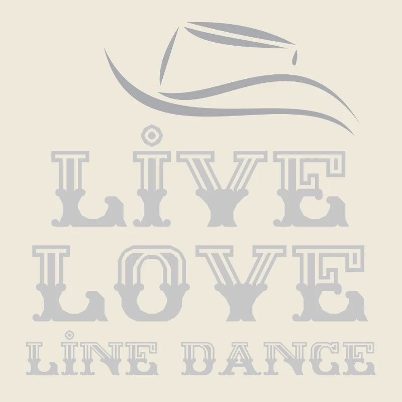 Linedancer Geschenk: Live, Love, Line Dance