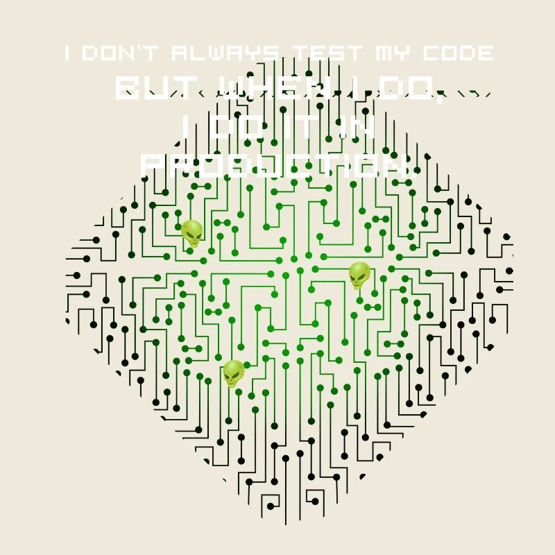 test code nerd joke spruch pc programmierer geek i