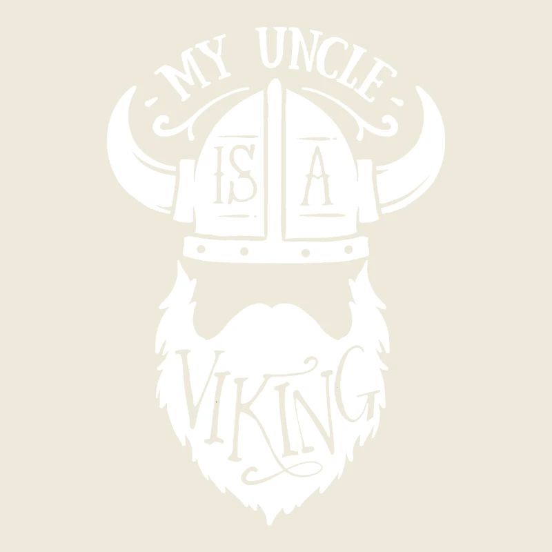 Wikinger Onkel Bart Vollbart Nichte Neffe Geschenk