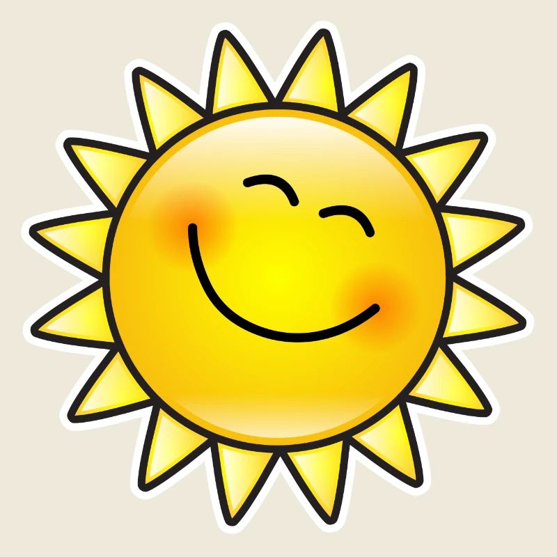 Lächelnde Sonne