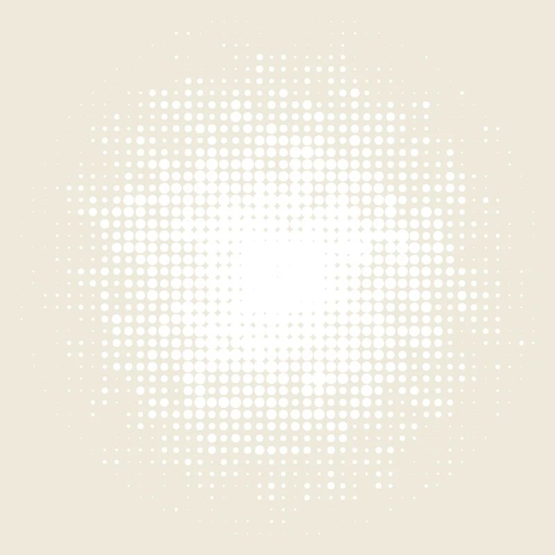 fond rond pointillé blanc