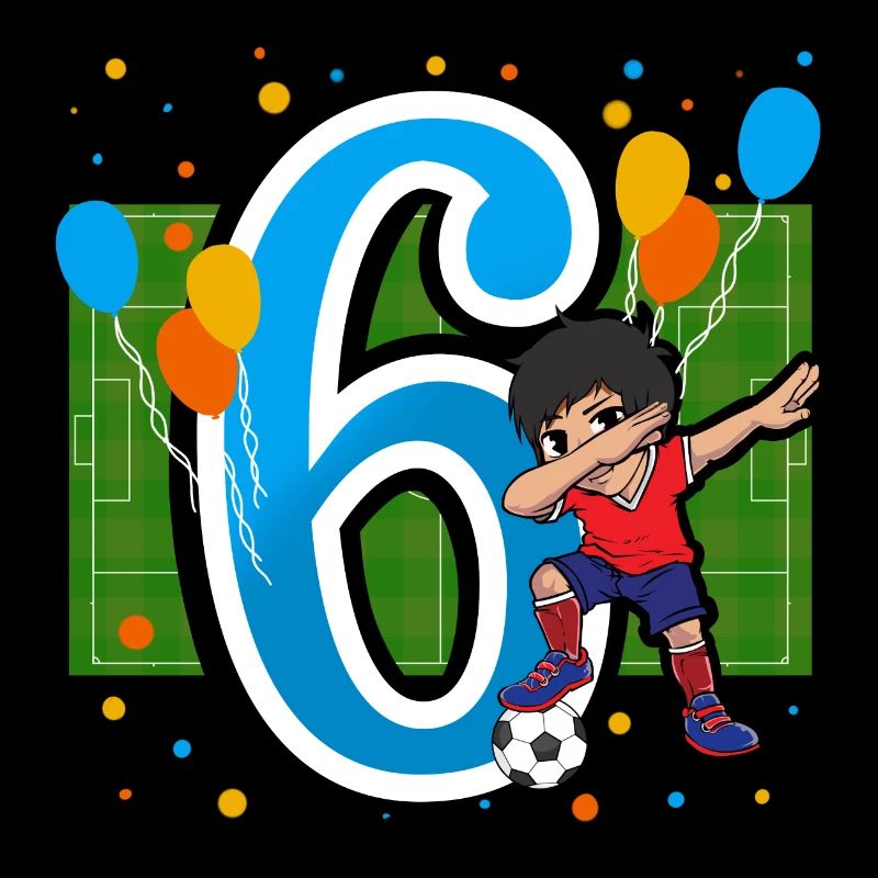 6 Jahre Geburtstag Dabbing Kinder