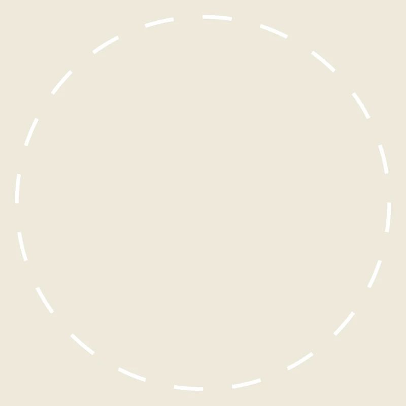 Circle dashed white | Vectorgraphic