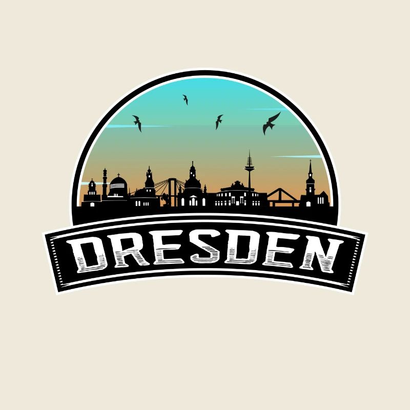 Dresden Germany Skyline German Souvenir