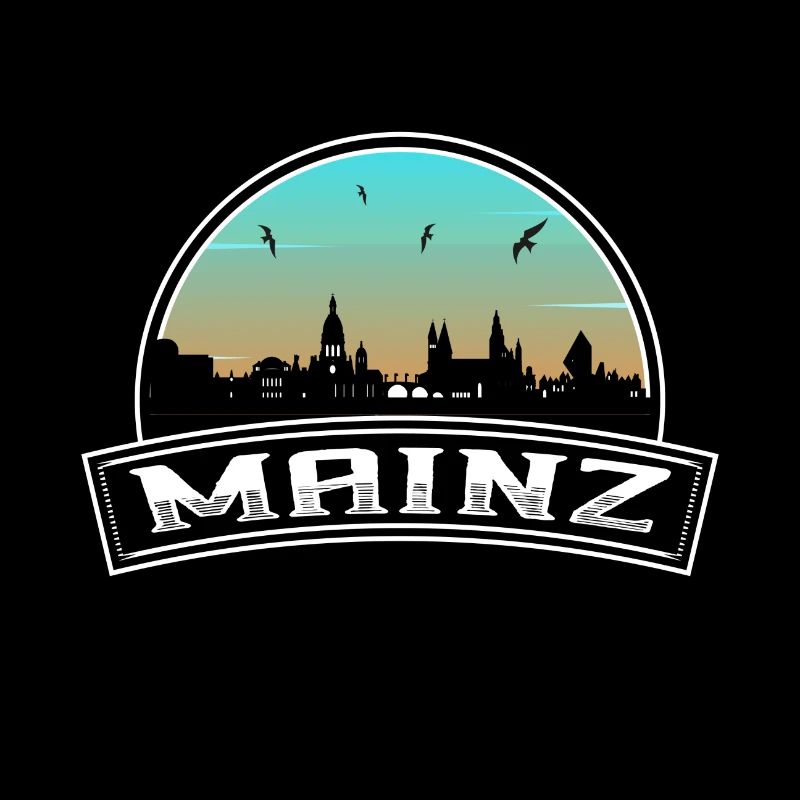 Mainz Germany Skyline German Souvenir