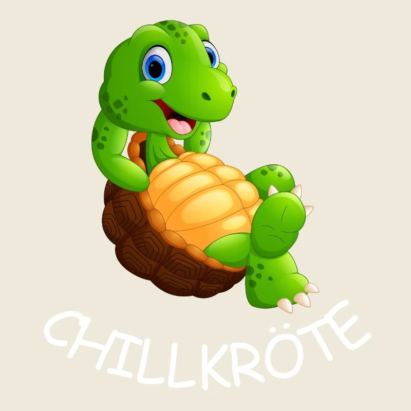 Turtle Chill Funny Comic Animal Gift