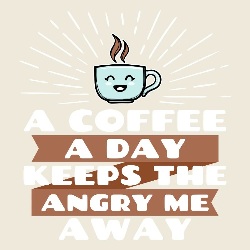 Witz Cool Lustig Statement Kaffee