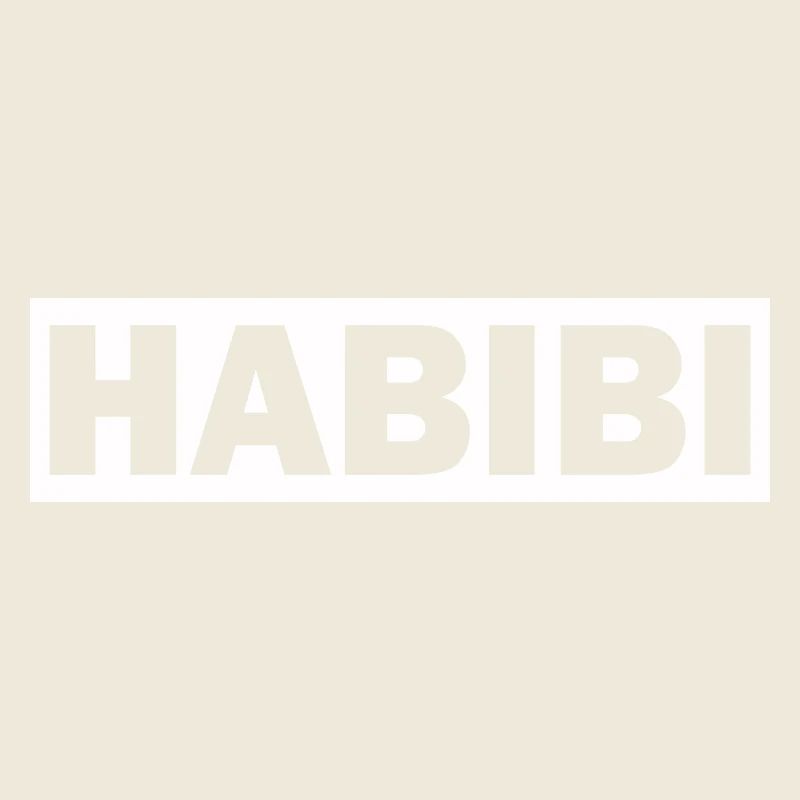 Habibi Arabic Dearest Arab Islam Muslim Gift