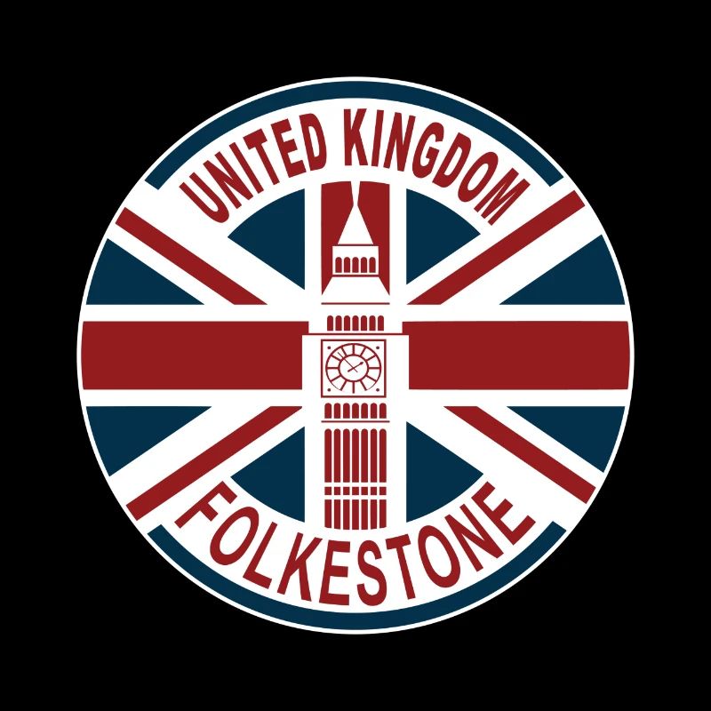 Folkestone Royaume-Uni UK Union Jack British Fl