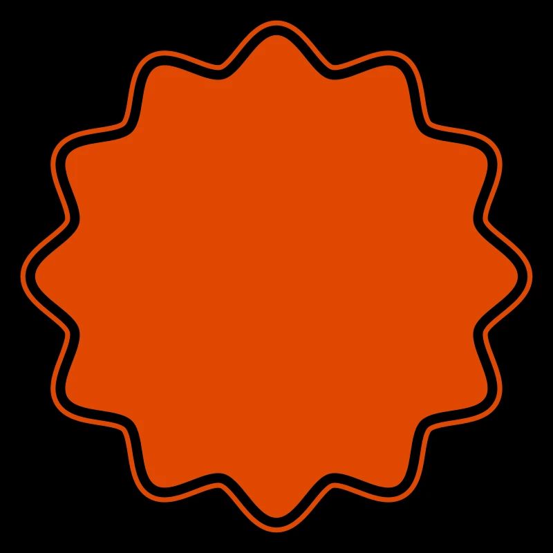 Emblem | Form | Stern runde Ecken (Vectorgraphic)